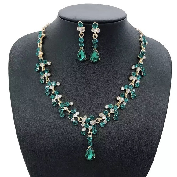 Jewelry Emerald Bridal Jewelry Set Poshmark